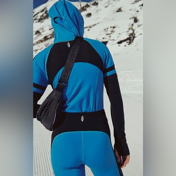 NWT FP Movement Dawn To Dusk Solid Hoodie - Light Cobalt Combo - Picture 2 of 10